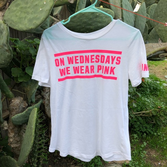 PINK Victoria's Secret Tops - PINK On Wednesdays We Wear Pink Shirt 🎀